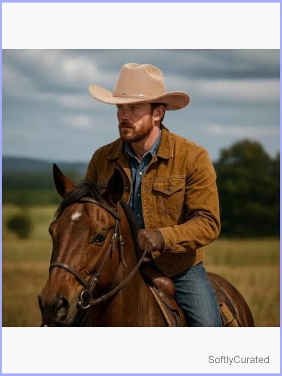 Unisex Wide Brim Cattleman Cowboy Hat - Western Cowgirl Gift main image 6